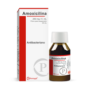 Amoxicilina 250 mg/ 5 ml X 60 ml c/c